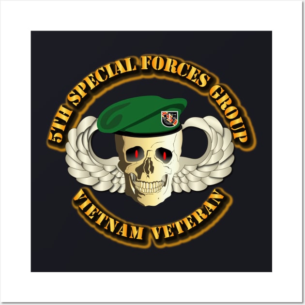 5th Special Forces Group - Skull Wings Beret - Invasion - Posters